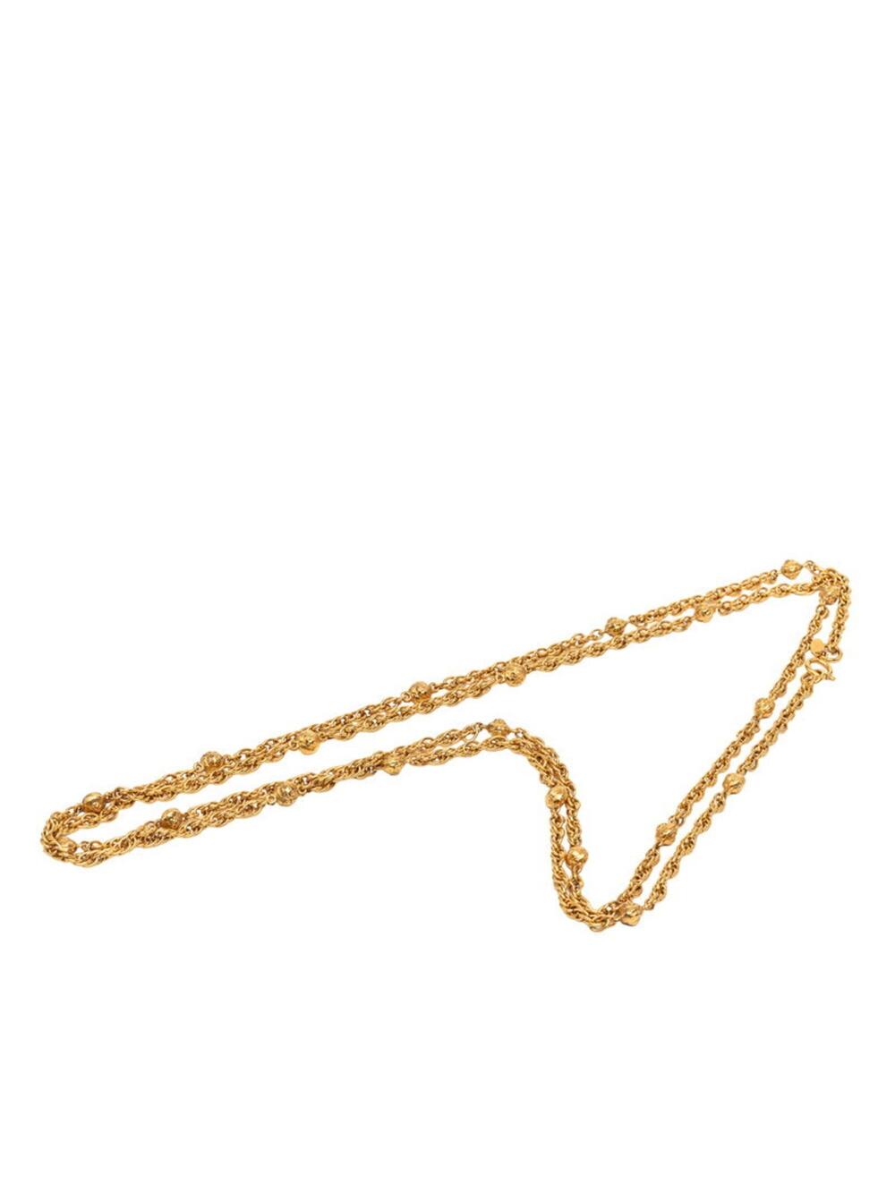 Chanel Vintage Pendant Necklace Gold #313666C86B